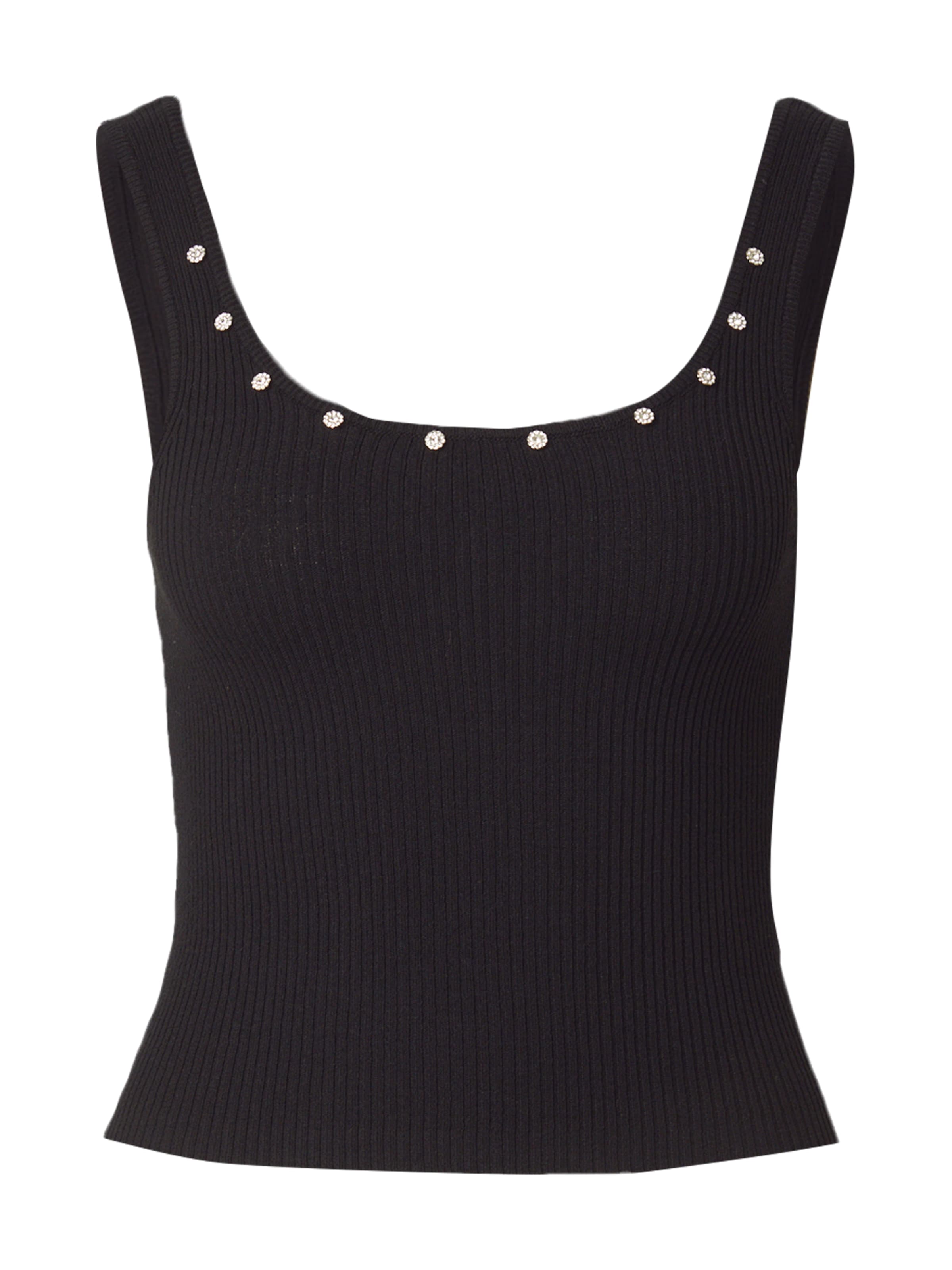 ONLY Πλεκτό τοπ 'ONLHANNA' σε μαύρο: μπροστά