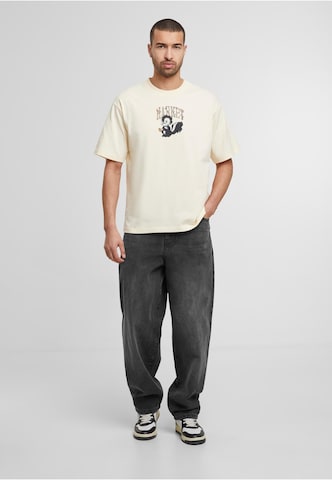 MARKET T-Shirt 'Smiley Quiet Cabin' in Beige