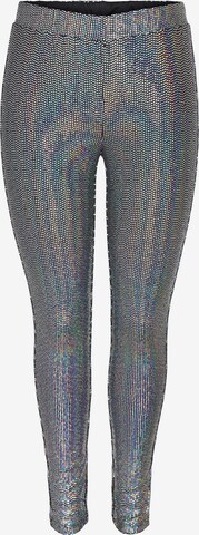 Noisy may Regular Leggings 'DANCE' in Silber: predná strana