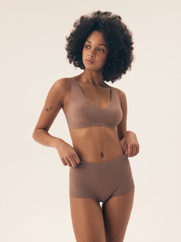 Henderson Panty 'Panties Bait im 2er Pack, hüftiger Sitz, gerippter Stoff'‌‌‌‌‌‌‌‌ in Braun