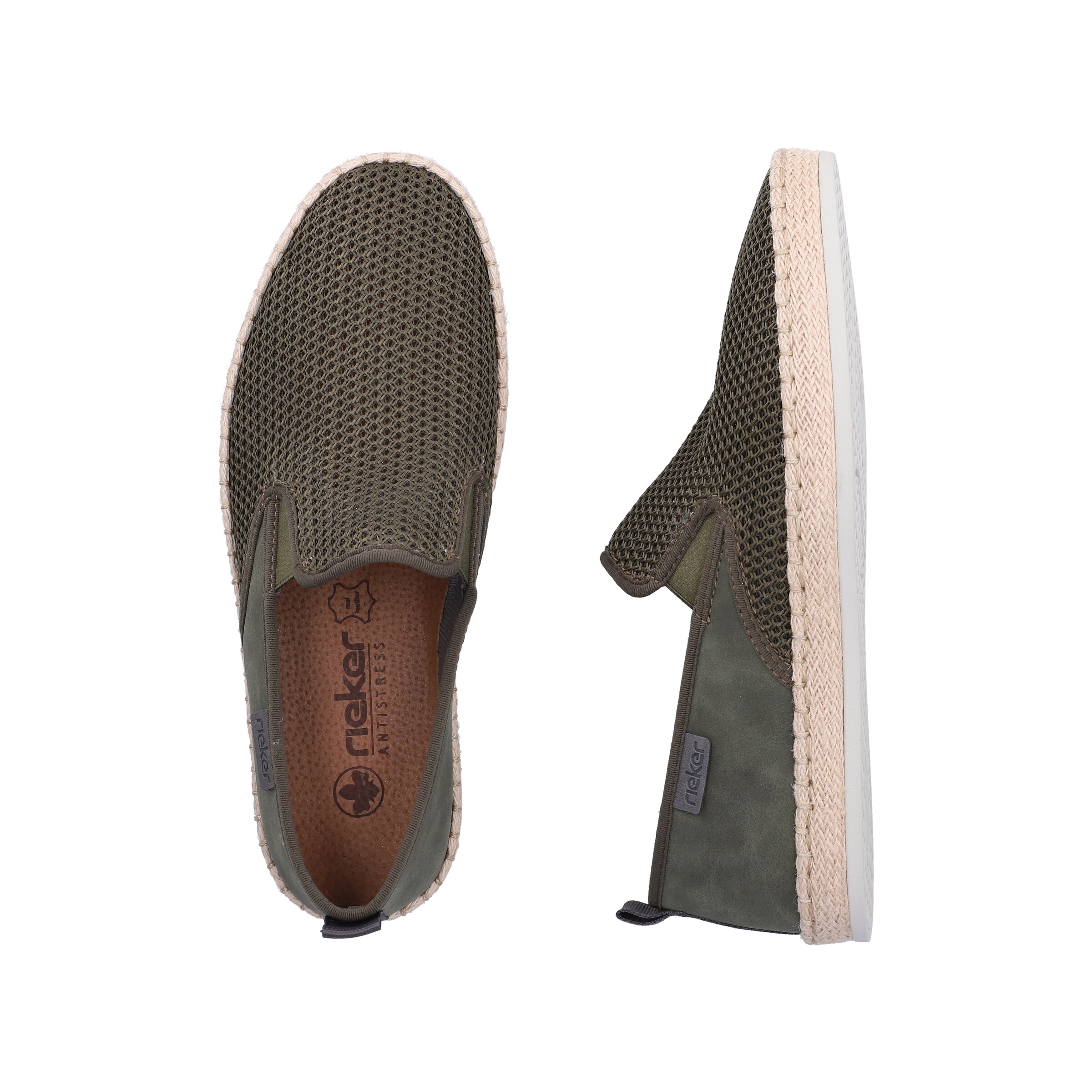 Rieker Slipper in Grün