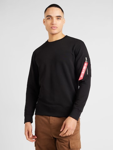 ALPHA INDUSTRIES Sweatshirt in Schwarz