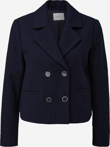 Blazer s.Oliver BLACK LABEL en bleu : devant