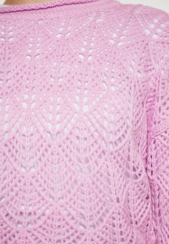 Pullover di swirly in rosa