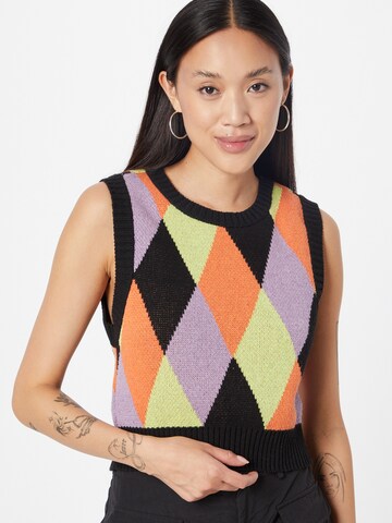 NEON & NYLON Pullover 'CHERI' in Schwarz: predná strana