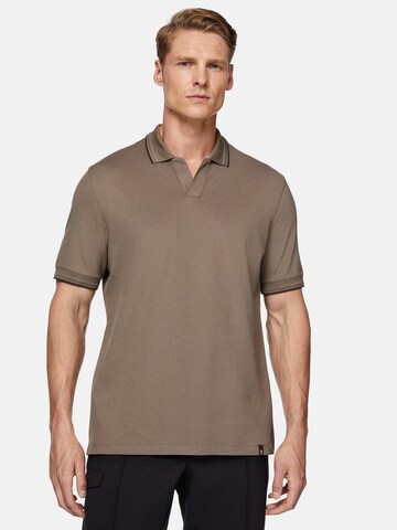T-Shirt 'B-Tech' Boggi Milano en marron : devant