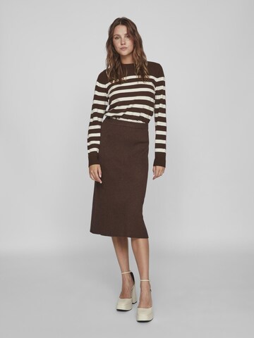 VILA Skirt 'Comfy' in Brown