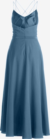 VM Vera Mont Abendkleid in Blau: Vorderseite