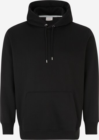 Sweat-shirt s.Oliver en noir : devant