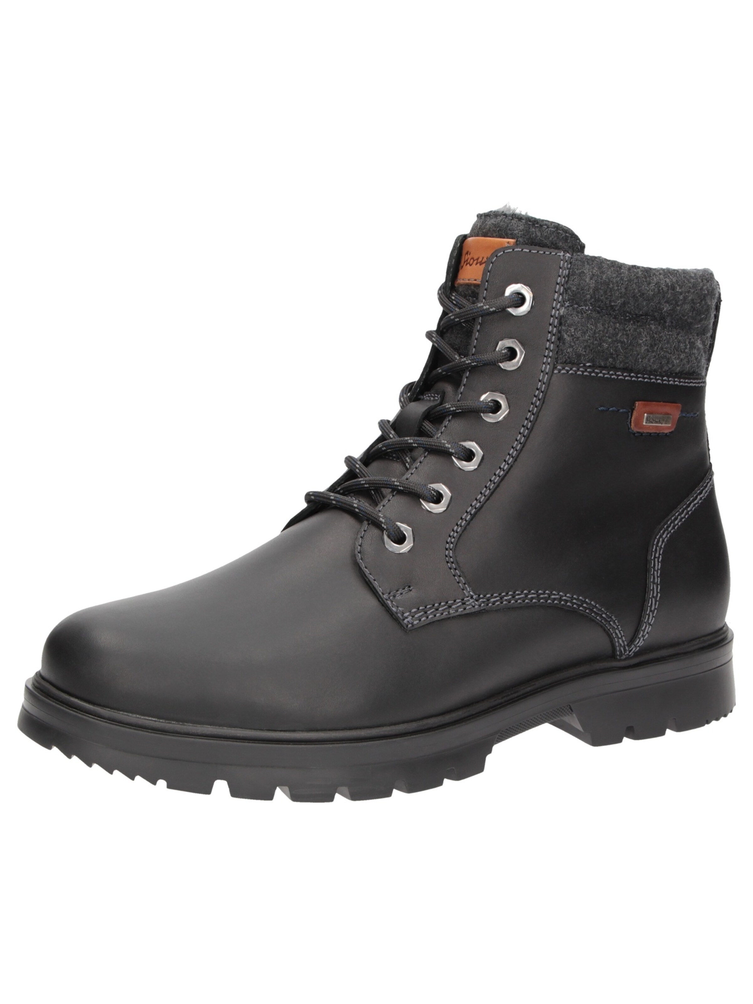 SIOUX Lace-Up Boots ' Mornay' in Black: front