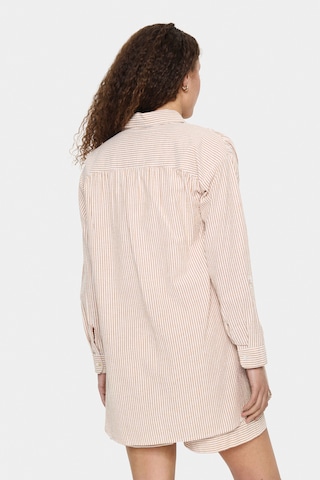 SAINT TROPEZ Bluse i beige