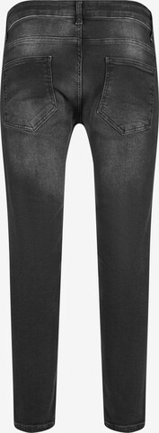 2Y Premium Slimfit Jeans in Schwarz