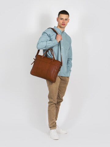 still Nordic Document Bag 'Richard 2 Room' in Brown