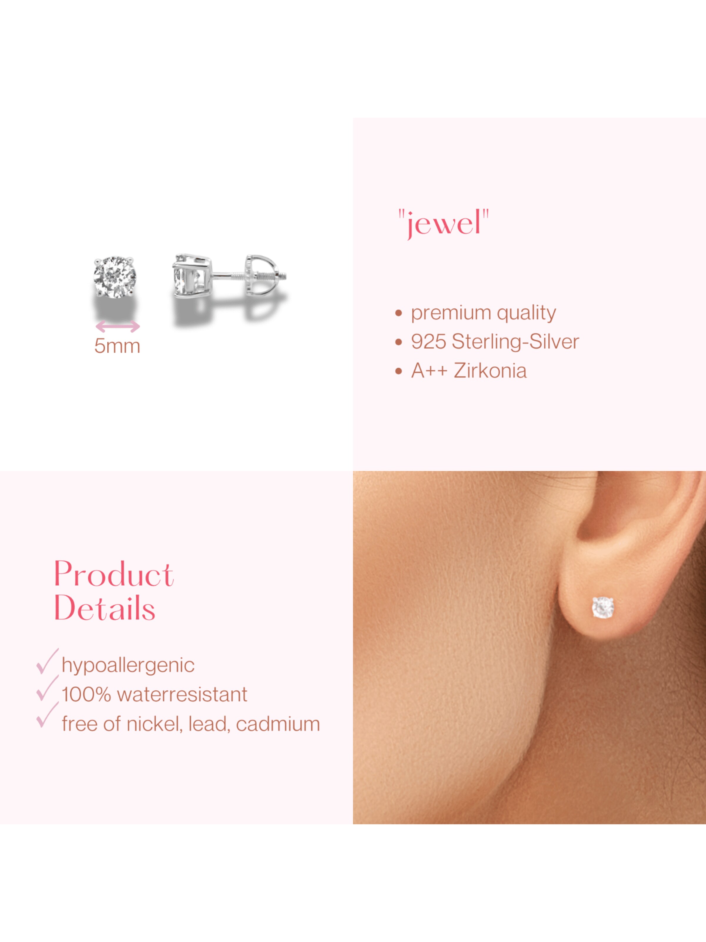 ARS-ARGENTI Earrings 'JEWEL' in Gold