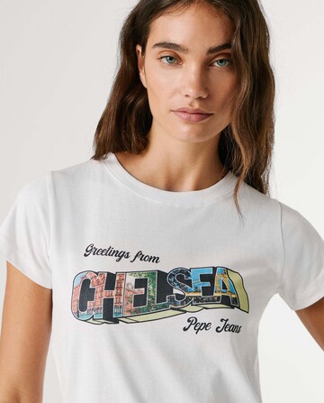 Maglietta 'Nela' di Pepe Jeans in bianco