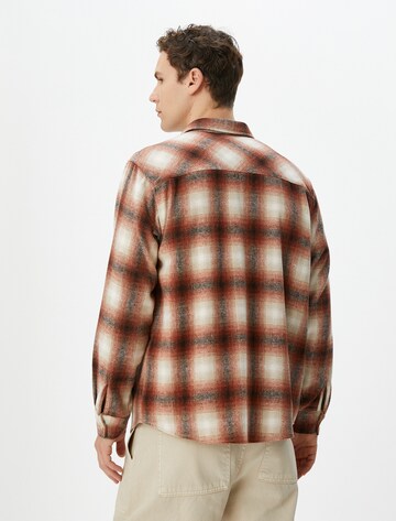 Koton Regular fit Button Up Shirt in Orange