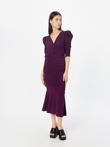 Robe Lipsy en violet : devant