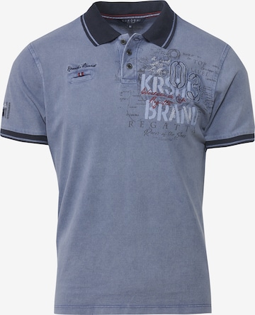 KOROSHI - Camisa em azul: frente