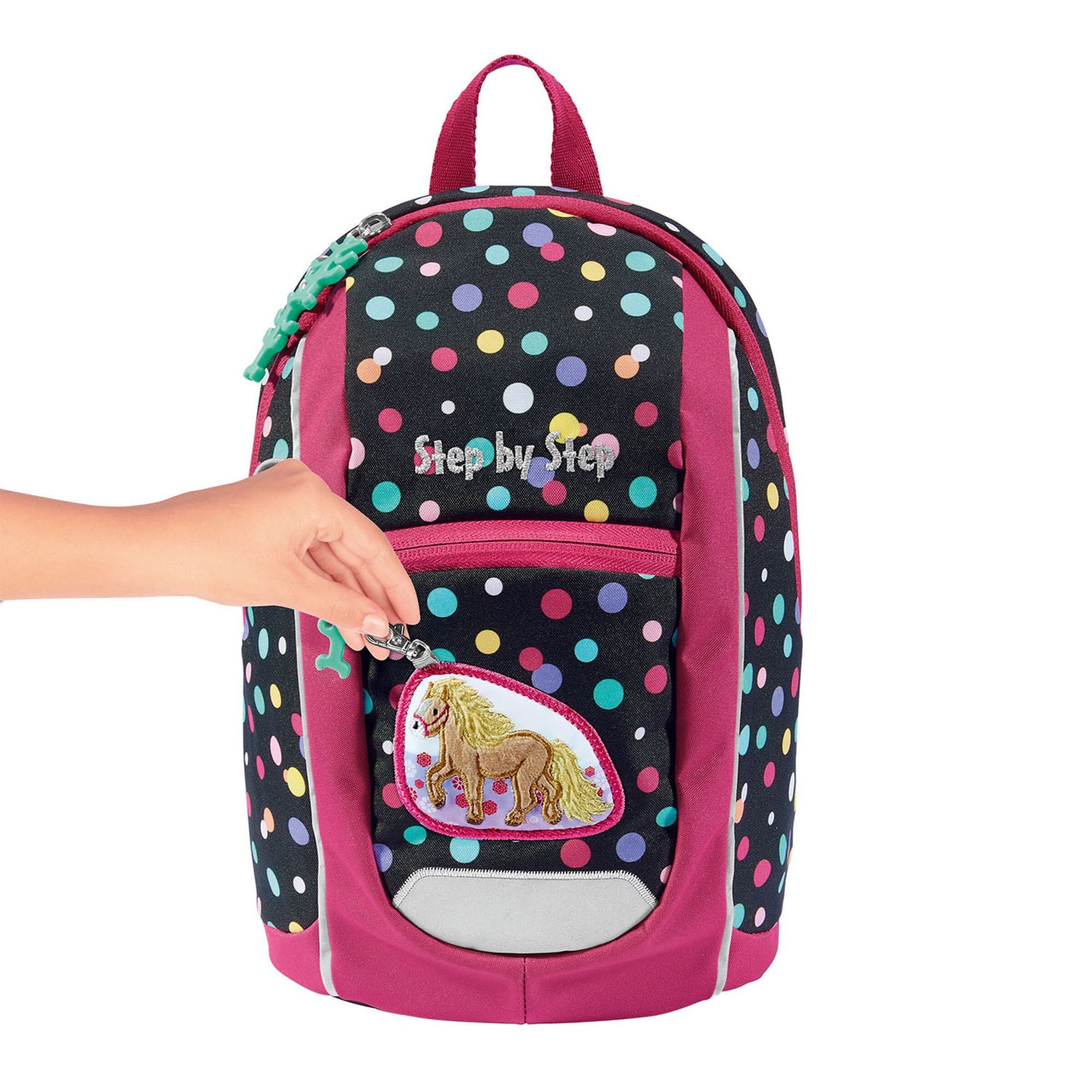 STEP BY STEP Rugzak 'KIGA' in Gemengde kleuren