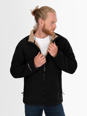 Arctic Seven Funktionele fleece-jas 'Zeroo' in Zwart