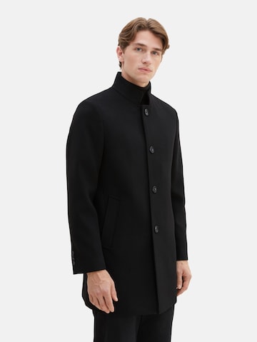 Manteau mi-saison TOM TAILOR en noir : devant