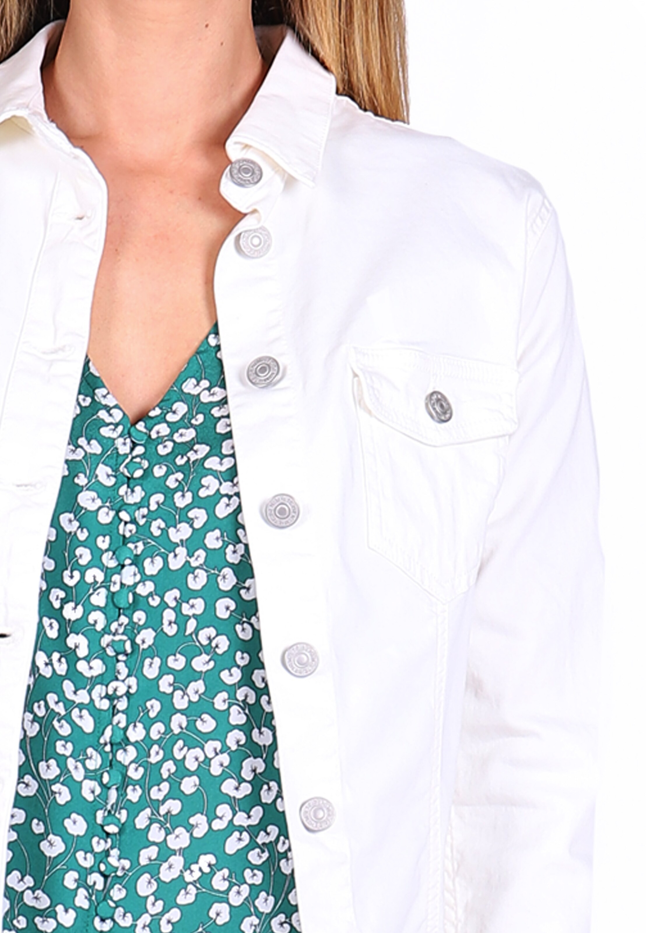 Le Temps Des Cerises Jacke in Weiß