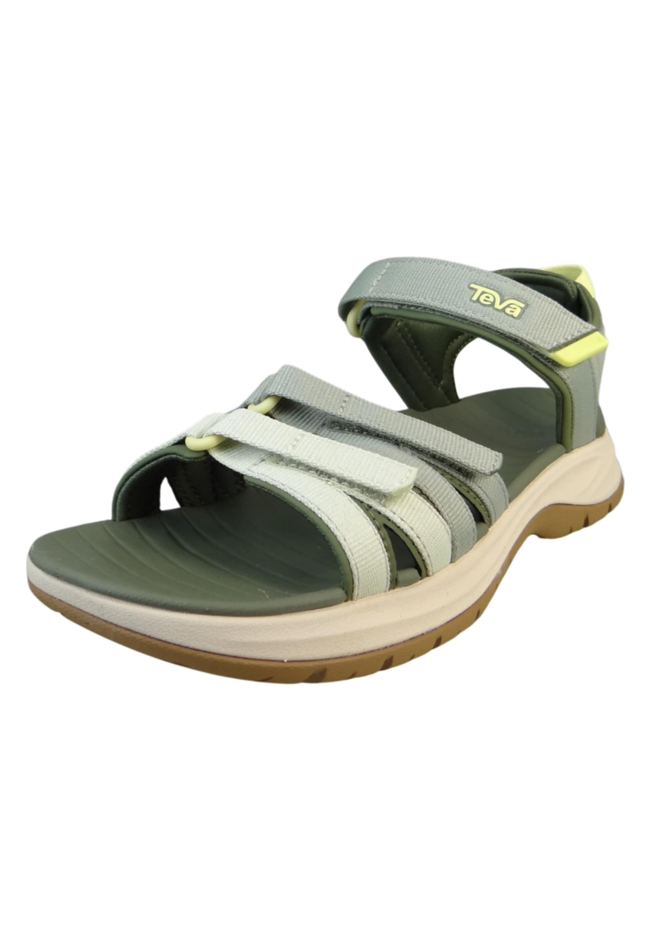 Sandales TEVA en vert : devant