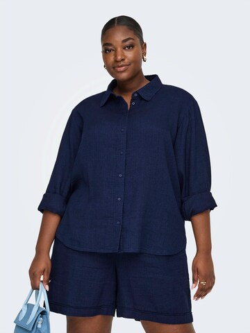 Chemisier 'CARLeoni' ONLY Carmakoma en bleu