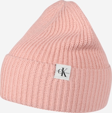 Calvin Klein Jeans Muts in Roze: voorkant