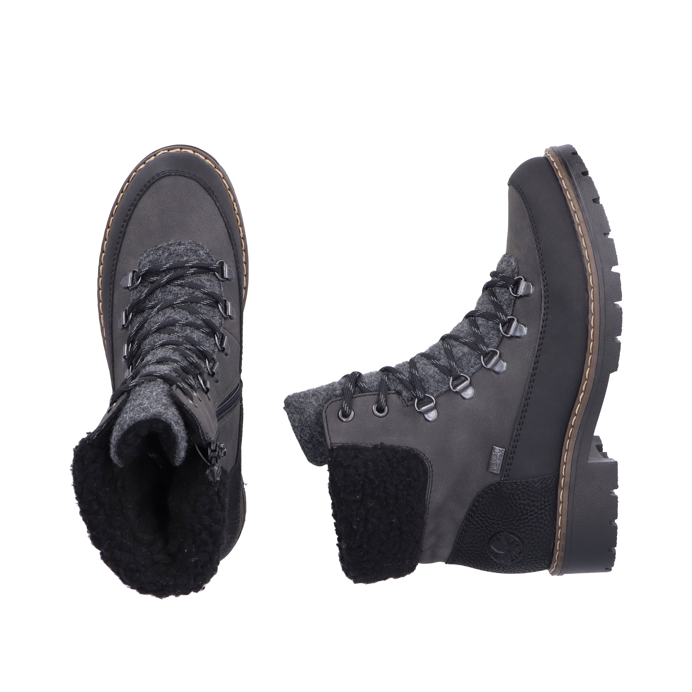 Rieker Stiefelette' Y9101 ' in Grau