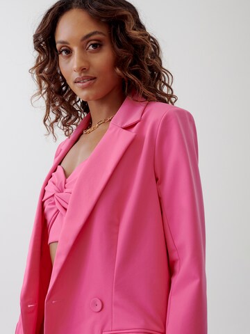 Tussah Blazer 'VIVI' i pink