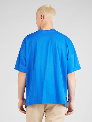 Calvin Klein Jeans Tričko 'SKYSCRAPER' - Modrá
