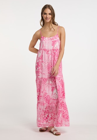 IZIA Summer Dress in Pink: front