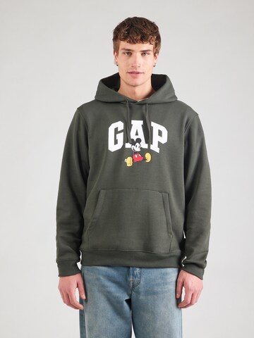 Sweat-shirt 'V-DISNEY' GAP en vert : devant