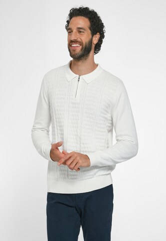 Pull-over Louis Sayn en blanc : devant