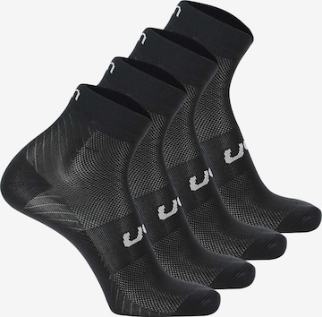 Chaussettes de sport Uyn en noir : devant