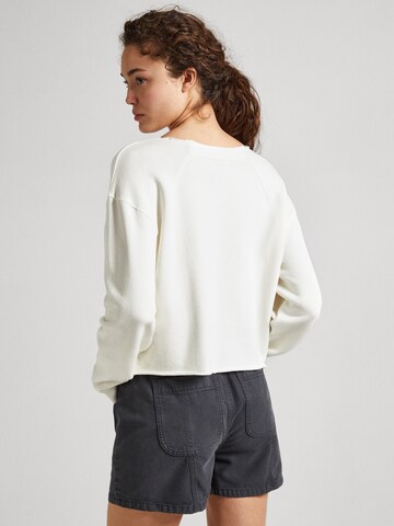 Pepe Jeans Sweatshirt 'LORELAI' in Wit