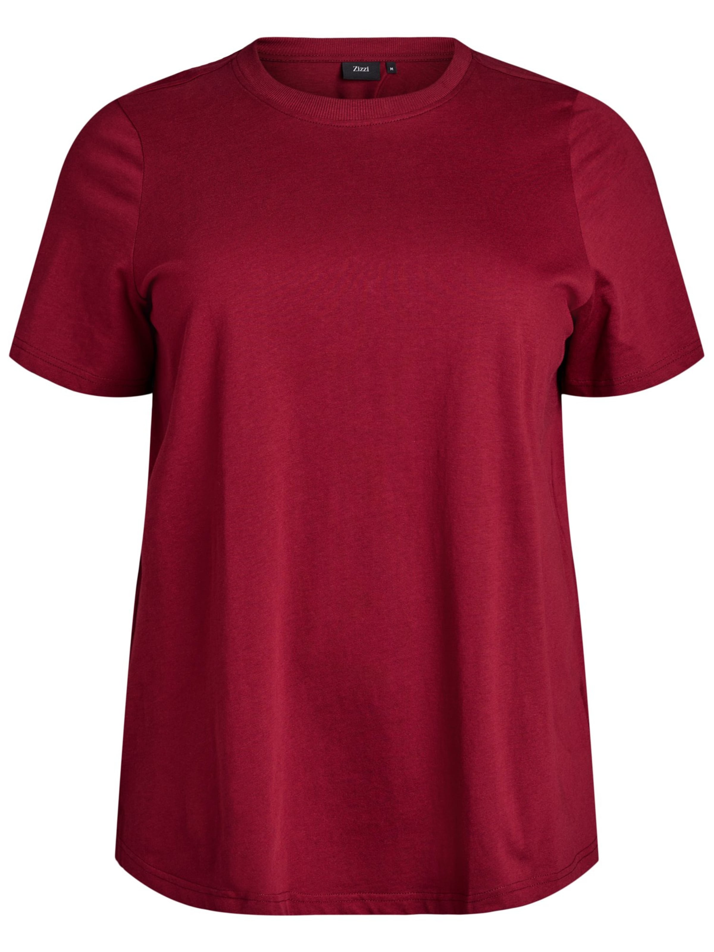 Zizzi - Camisa 'Vcharlin' em vermelho: frente
