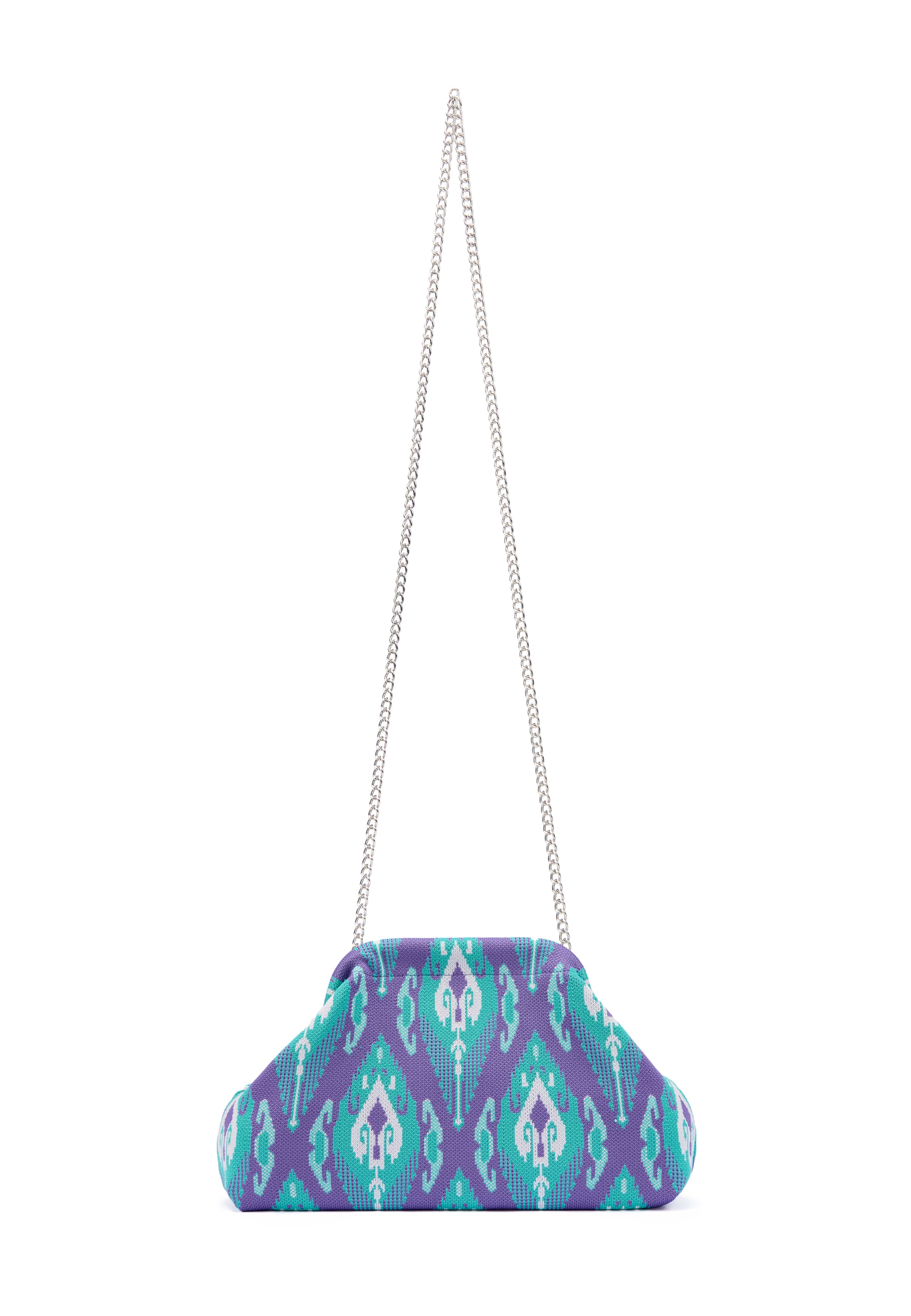 IZIA - Bolso de noche en azul: frente