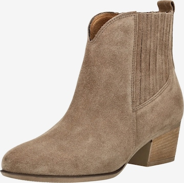 GABOR Enkellaarsje in Beige: voorkant