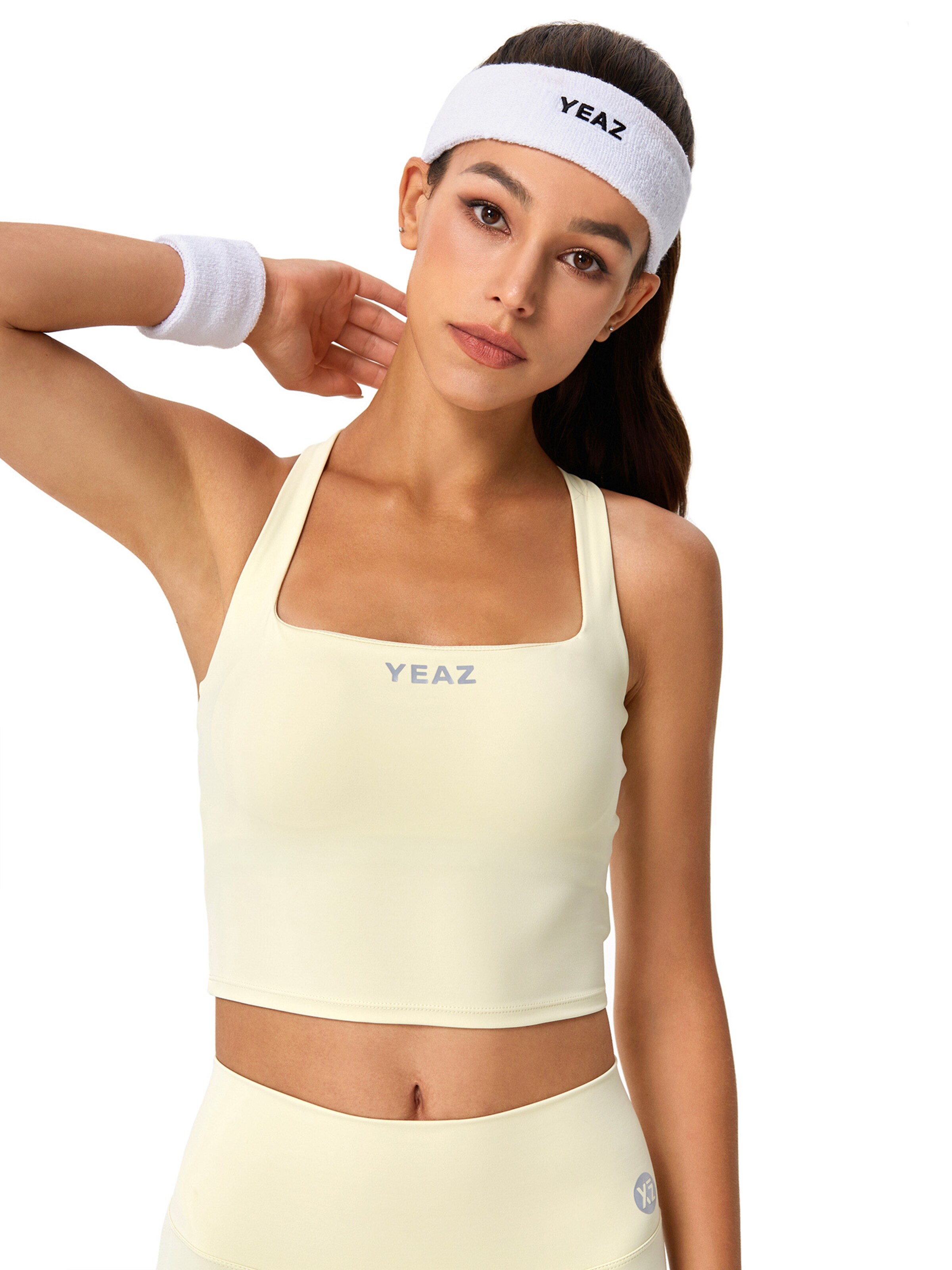 dzeltens YEAZ Sporta topiņš ' Show': no priekšpuses