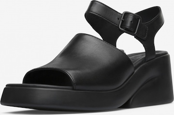 CAMPER Strap Sandals ' Kaah ' in Black: front