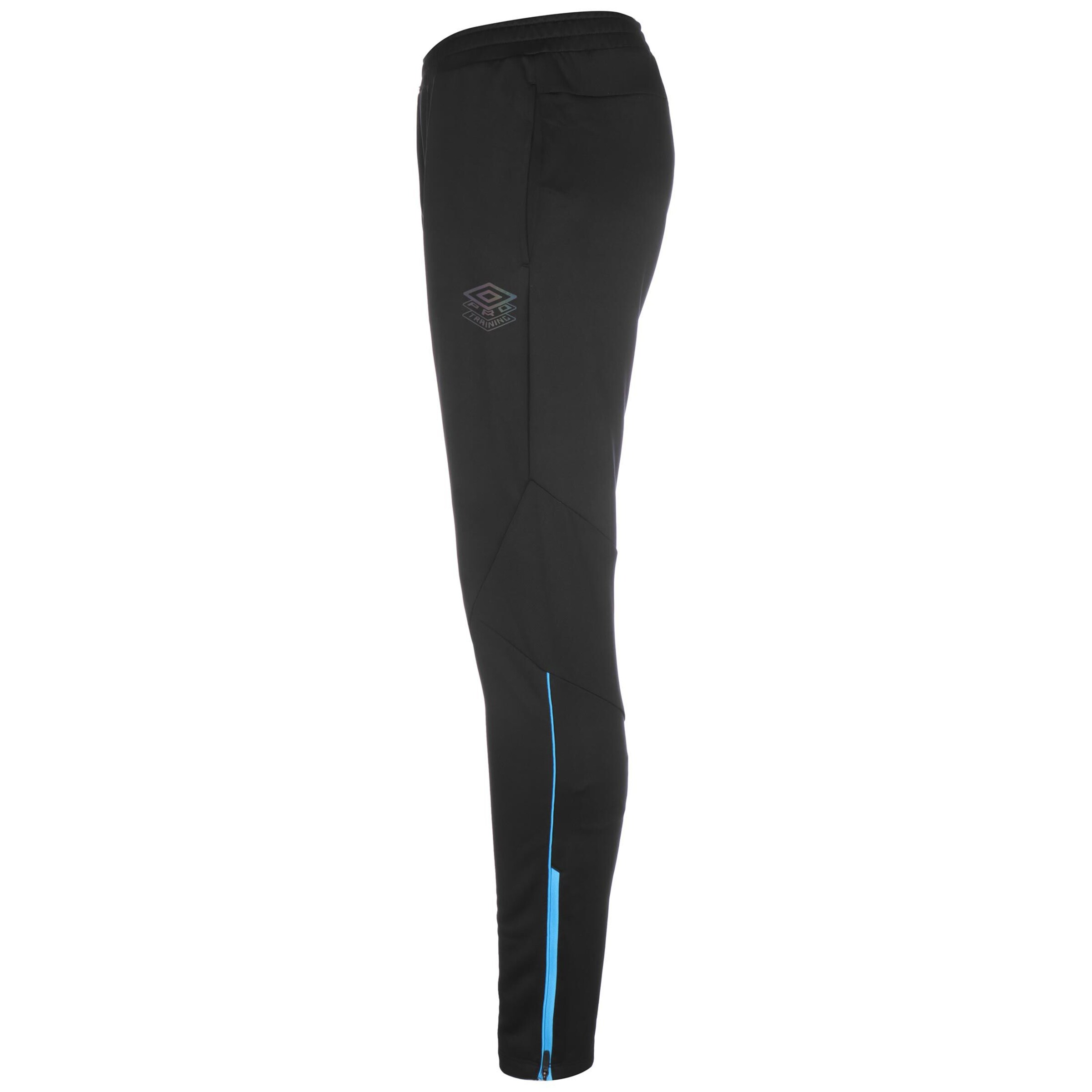 UMBRO Skinny Sporthose in Schwarz