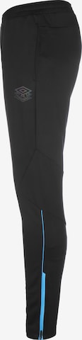 UMBRO Skinny Sporthose in Schwarz