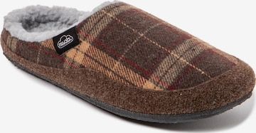 Nuvola. Slipper 'Zueco Nessy' in Brown: front