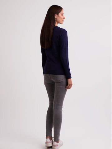 CASH-MERE.CH Pullover in Blau