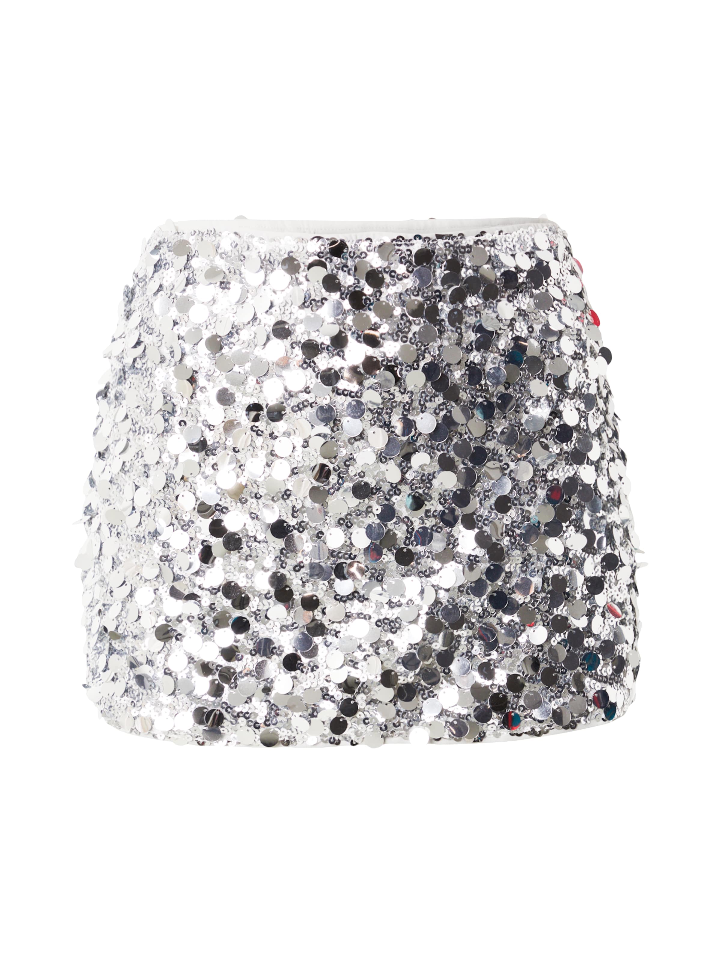 Monki Skirt in Silver: front