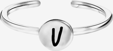 Lucardi Ring in Silver: front