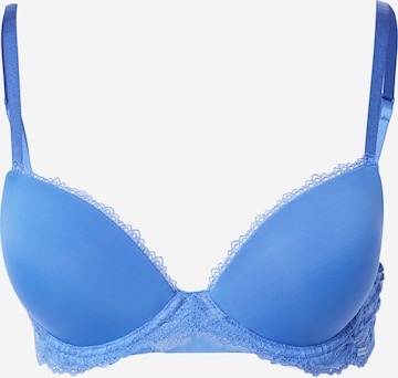 Calvin Klein Push-up BH 'DEMI' in Blauw: voorkant