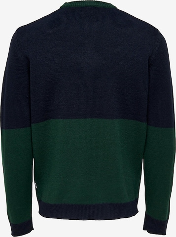 Only & Sons Pullover i blå